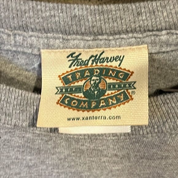Vintage I Hiked the Grand Canyon Heather Grey Cotton Long Sleeve Tee - Picture 5 of 7